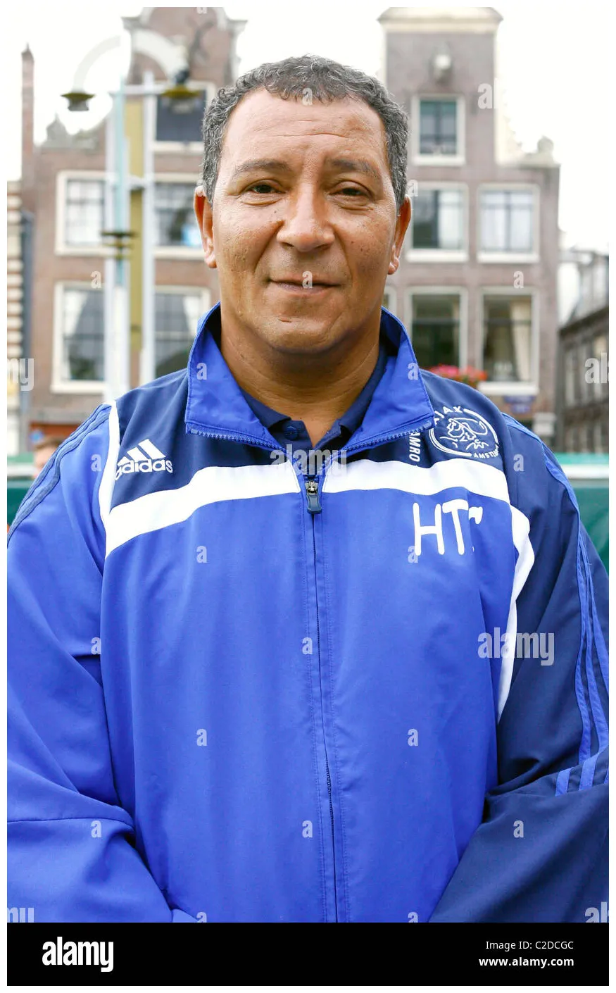 Coach of the amsterdan football club ajax, at a press