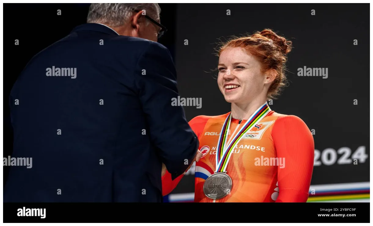 From the netherlands during the medal ceremony after