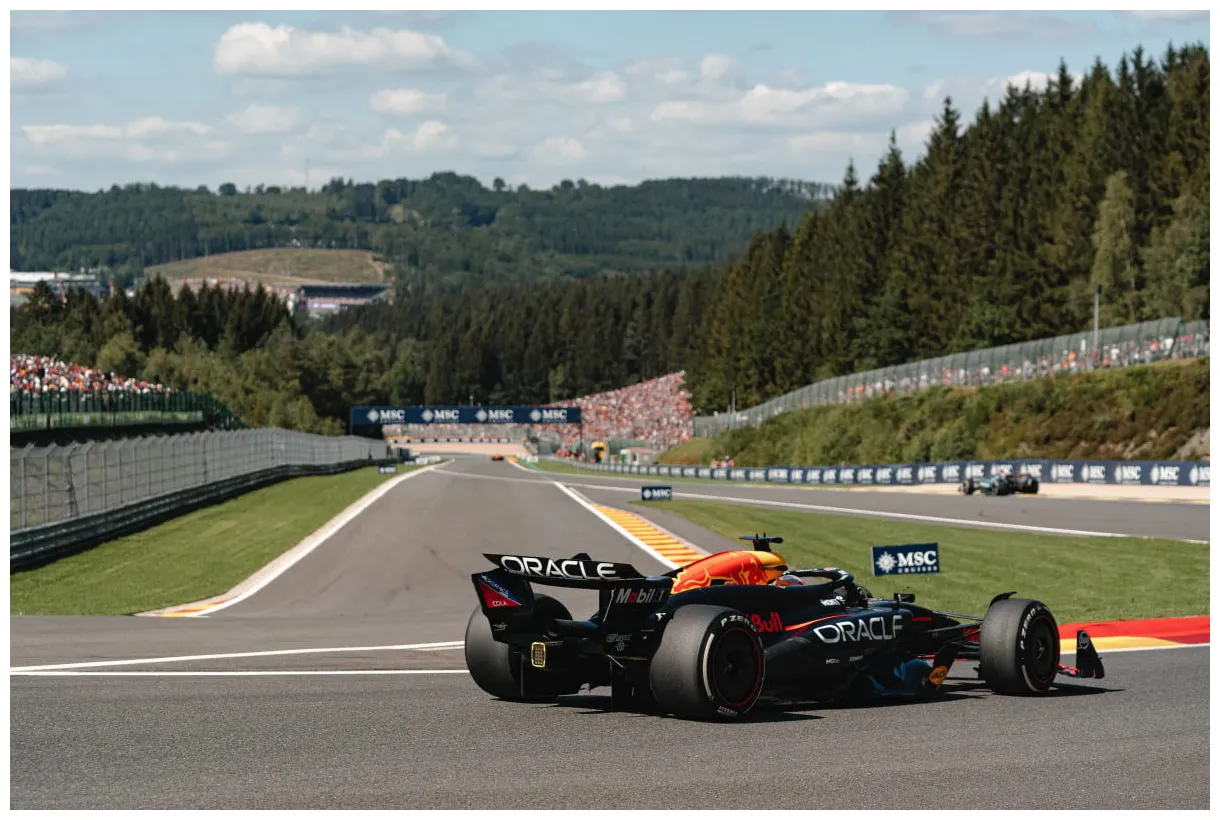 Op spa-francorchamps het tijdschema voor de grand prix van
