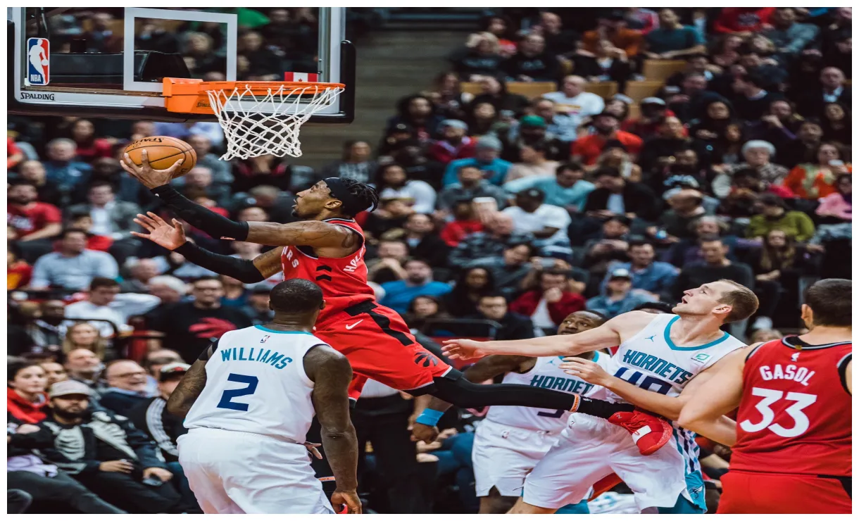 The raptors swarm the hornets raptors reaction podcast raptors republic