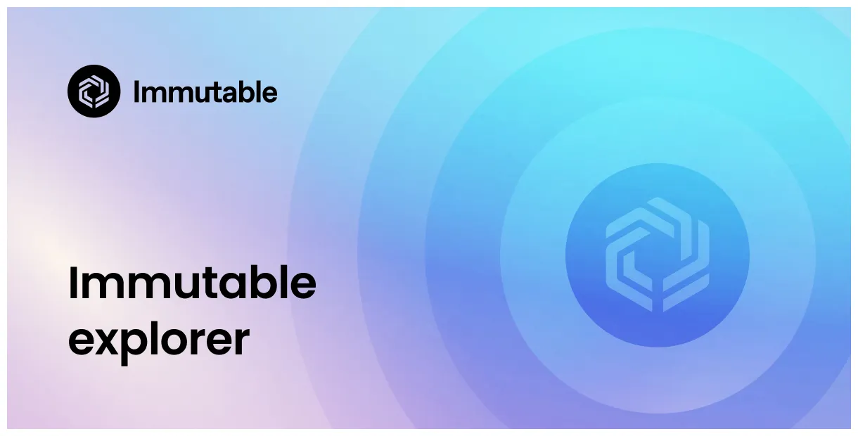 Immutable bullish trend market graph live update 2025