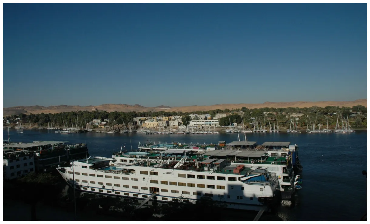 Affonda una nave da crociera sul nilo formiche