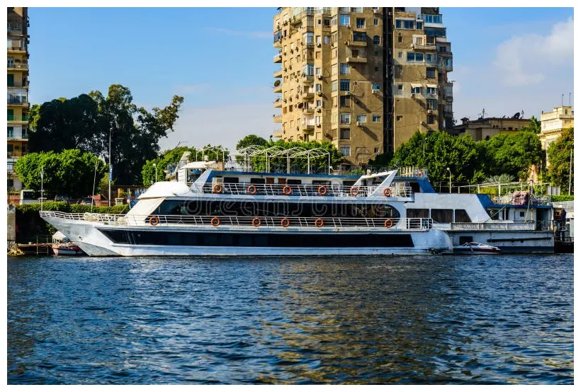 Nave da crociera sul fiume di nilo immagine stock immagine di festa