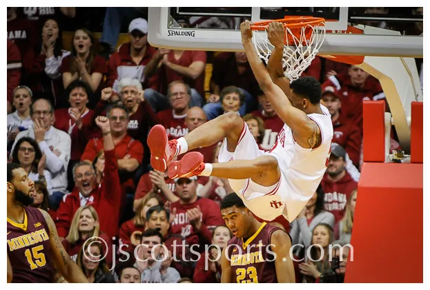 Gallery indiana vs. minnesota inside the hall indiana