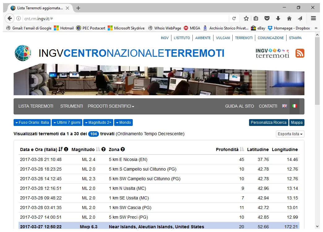 Ingv cambia il sito, ora più facilmente leggibile