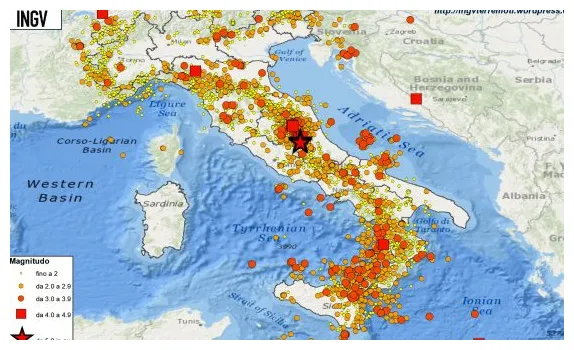 Ingv, il 2017 dei terremoti il report rieti life