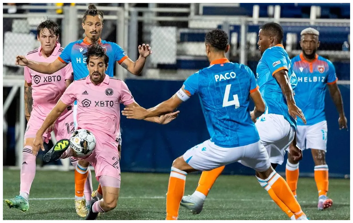 Inter miami beat miami fc in the cup an american derby with an ac