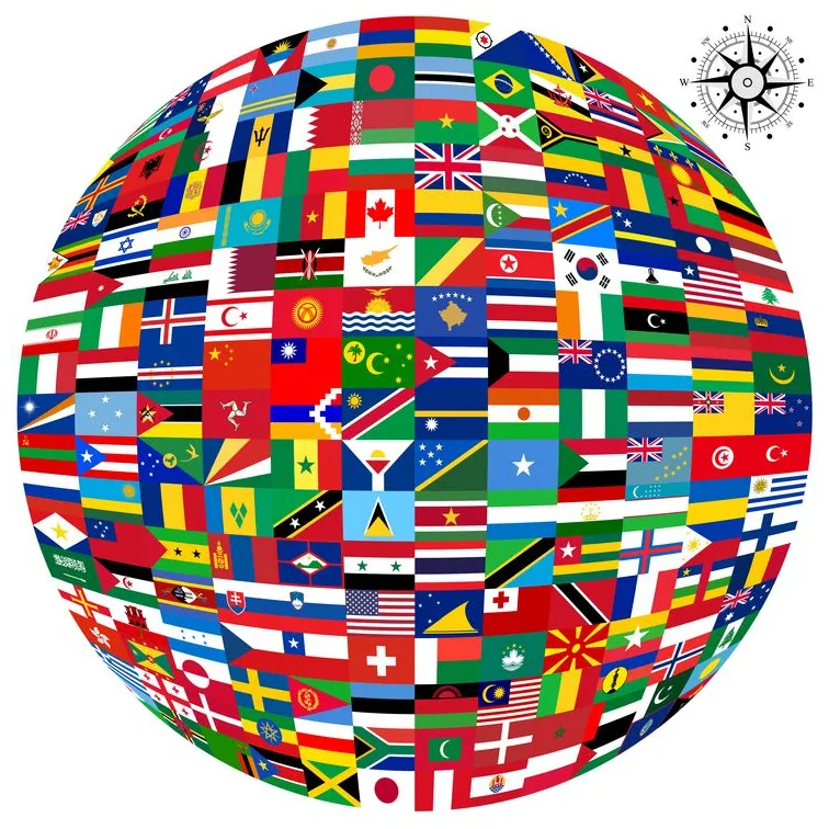 Pin by stefania on andrea flags of the world, europe map printable