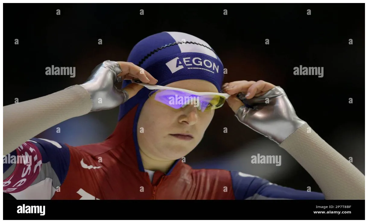 Of the netherlands prepares for her 1500 meters race women