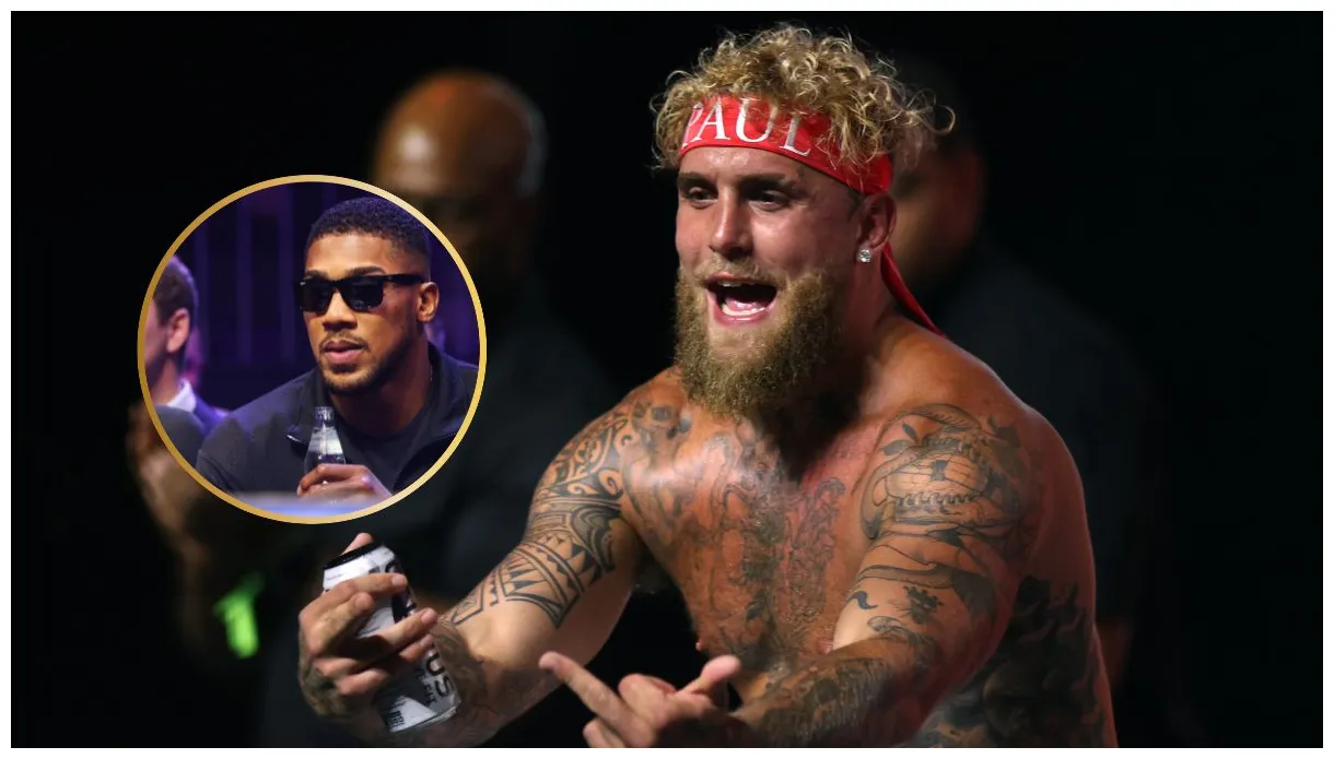 Jake paul shares brutal message anthony joshua sent him