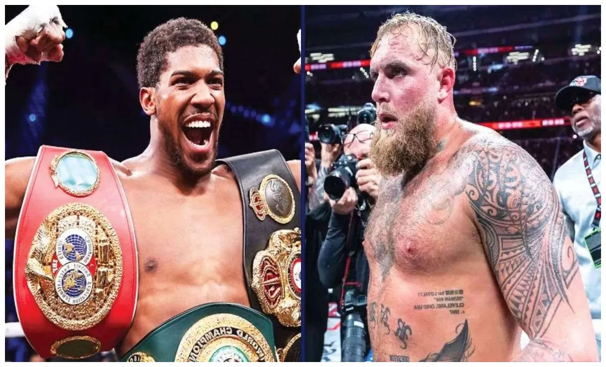 Jake paul sets date for anthony joshua fight "i'm going to take the