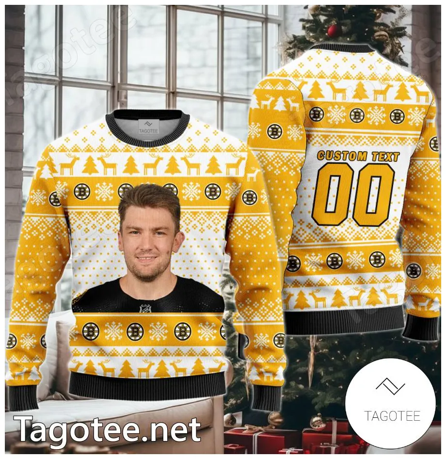 James van Riemsdyk Boston Bruins Christmas Sweater - Tagotee