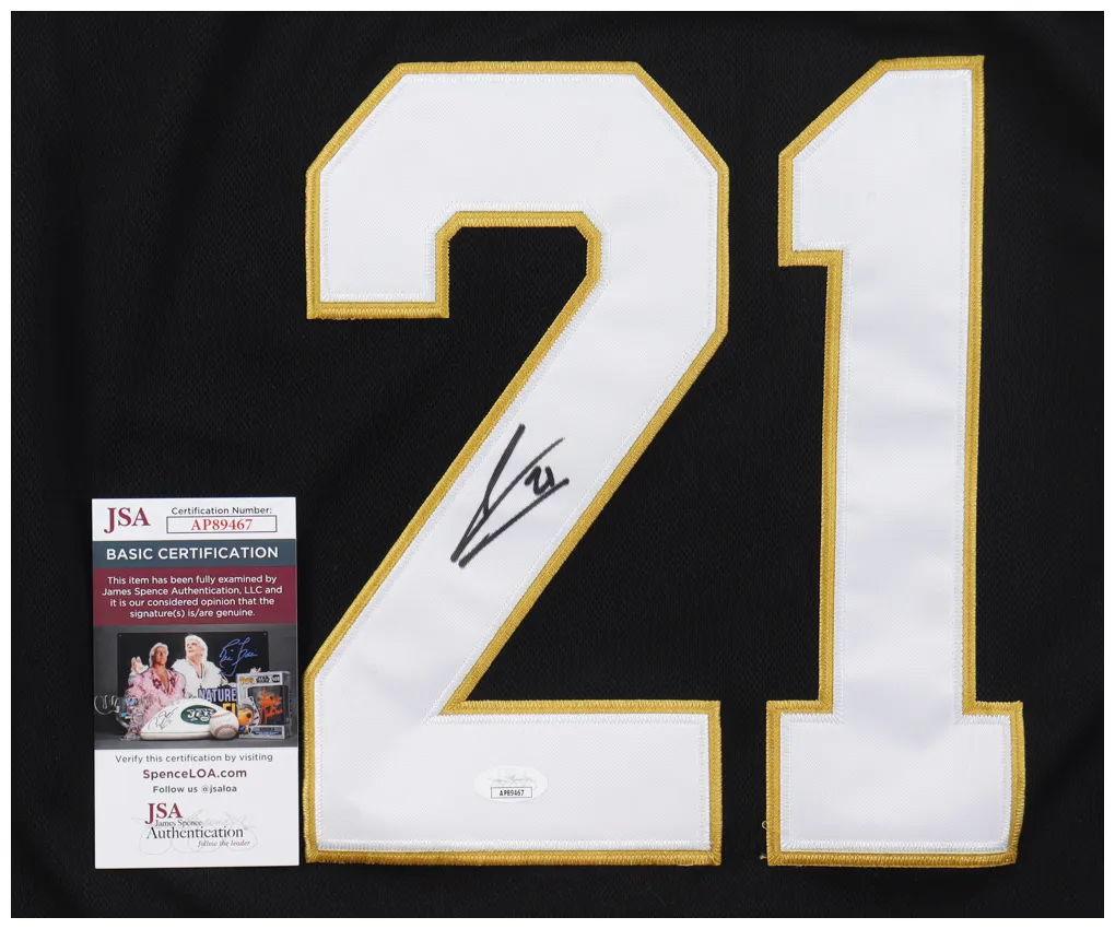 Signed jersey jsa pristine auction
