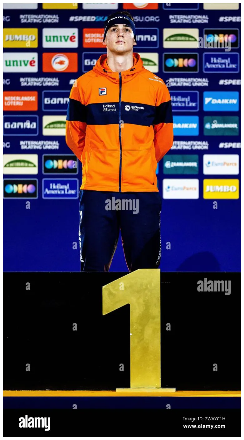 Heerenveen wins gold in the 500 meters at the european