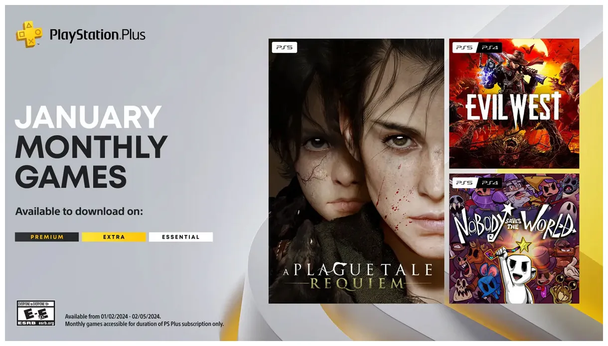 Les jeux playstation plus pour janvier 2024 branchez-vous