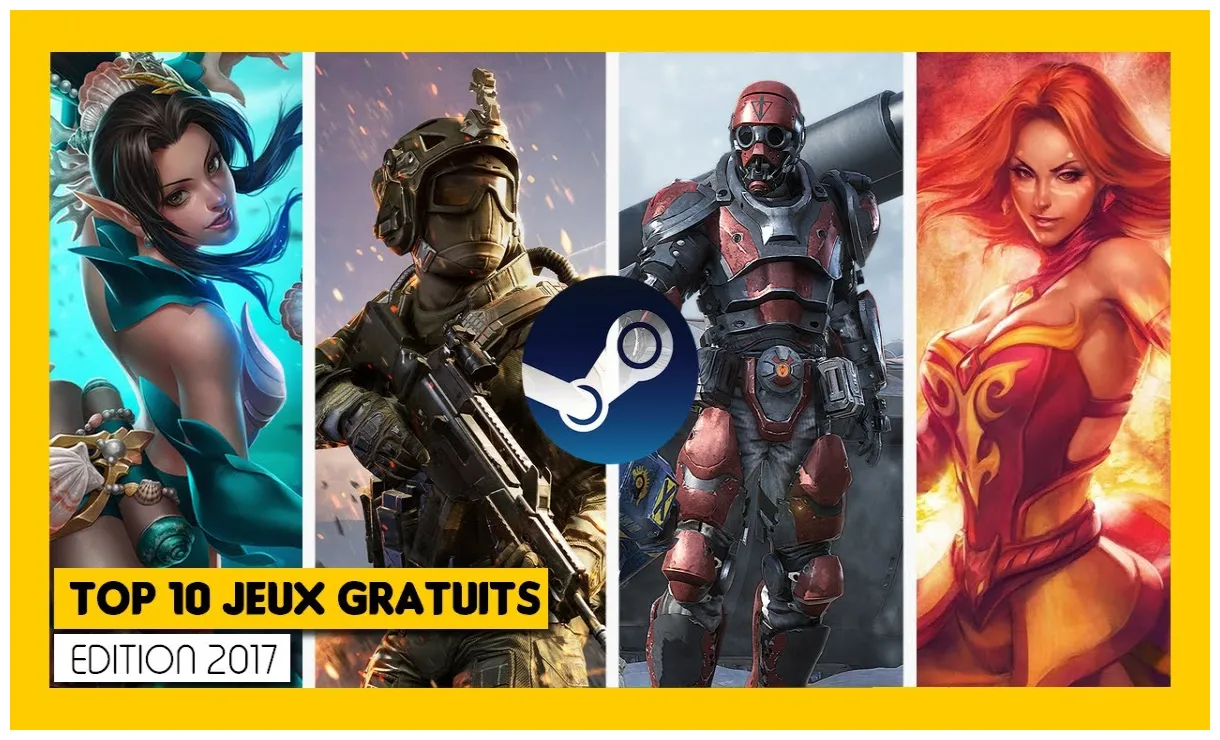 Top 10 Jeux Gratuits Steam 2017 - YouTube