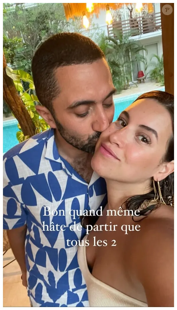 La femme de jimmy mohamed, souailla, se dévoile enfin, baiser