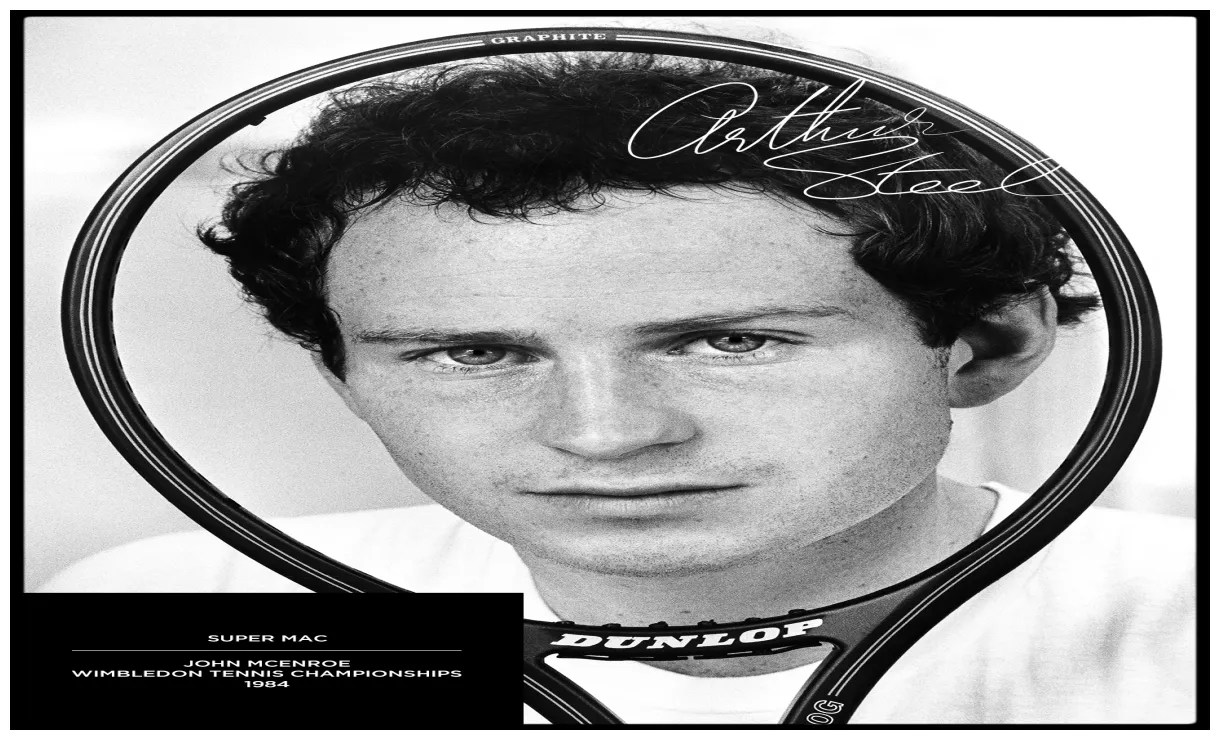 John-mcenroe-wimbledon-tennis-championships-1984 the arthur steel archive