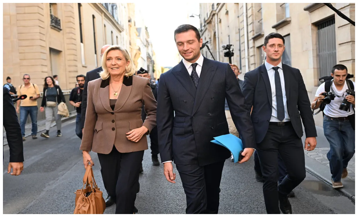 Marine le pen et reçus par l’ambassadeur des États-unis