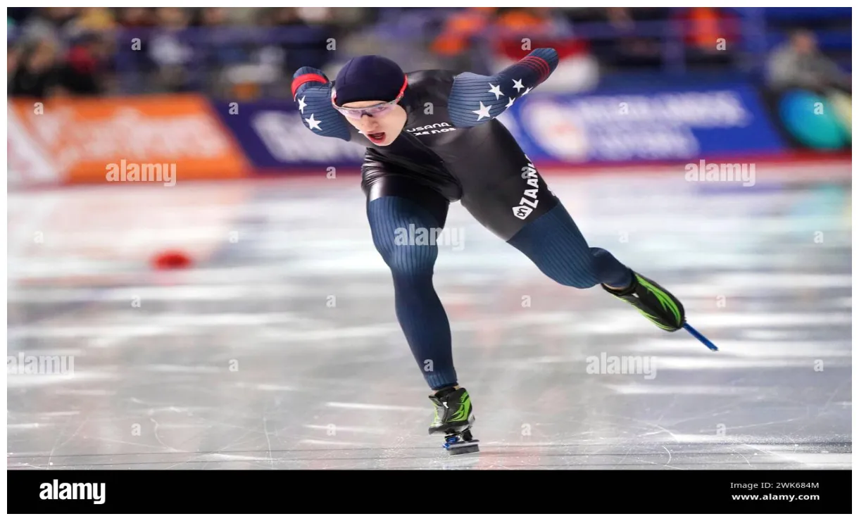 Usa world champion on 1000m during isu single distance