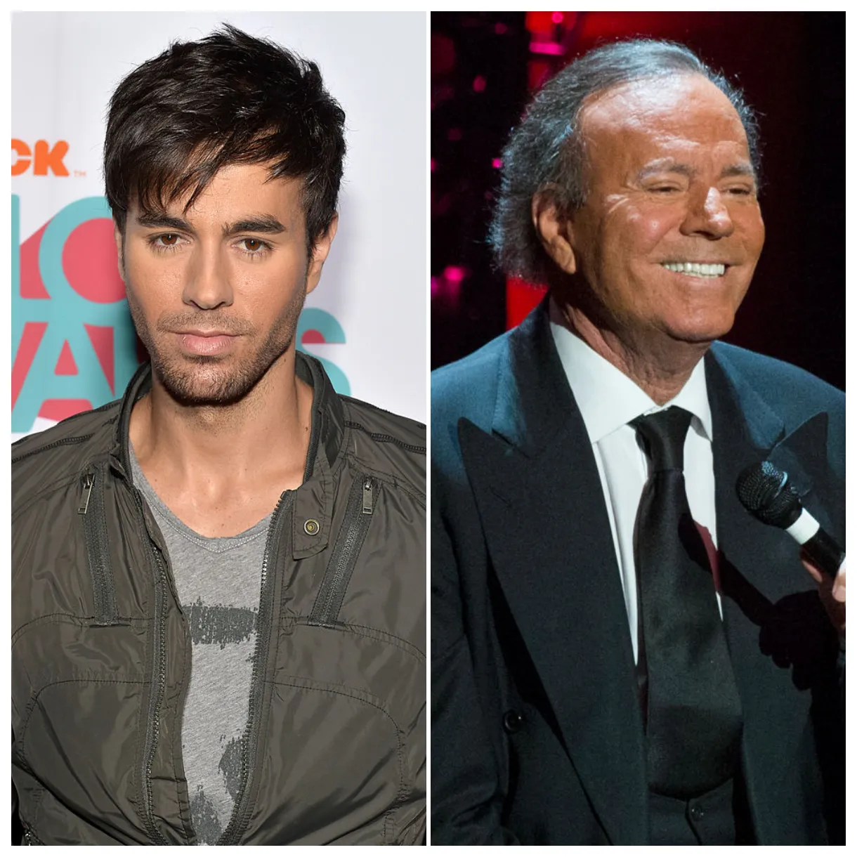 Enrique Iglesias And Julio Iglesias