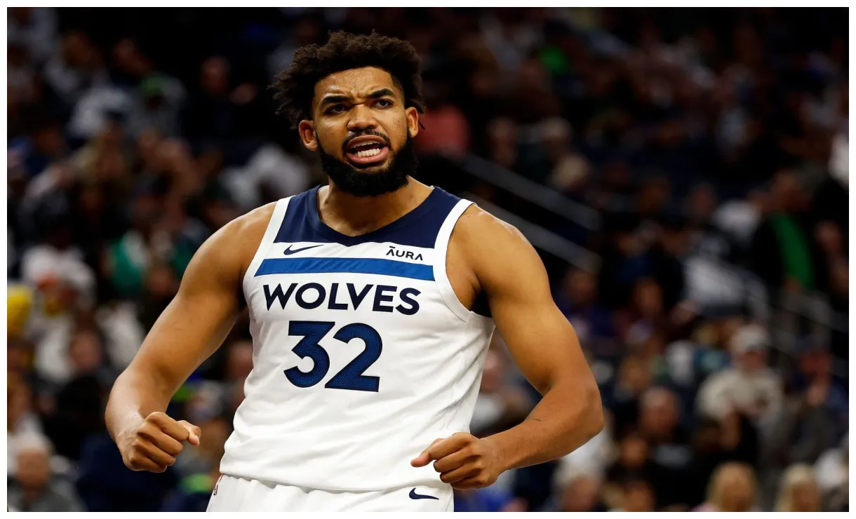 What is karl-anthony towns' defensive rating?