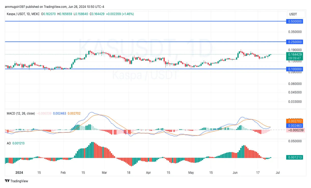 Kaspa kas market trend analysis week 1 january 2026