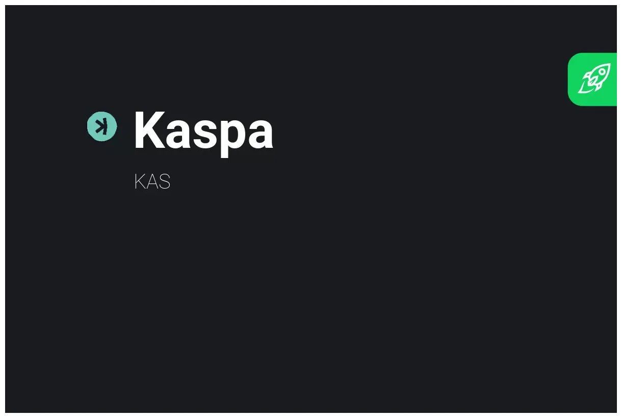 Kaspa kas daily price chart week 2 january 2026