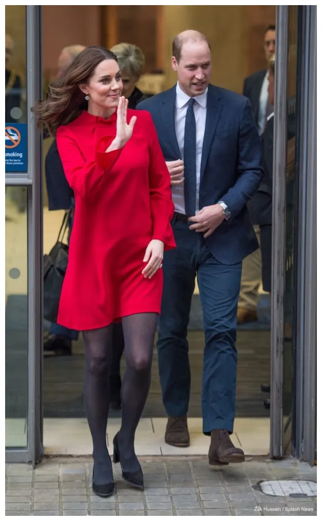 Kate wears goat & l.k. bennett to manchester conference