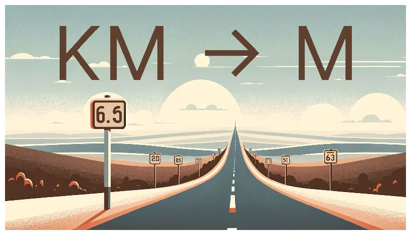 Kilometers to meters converter to m