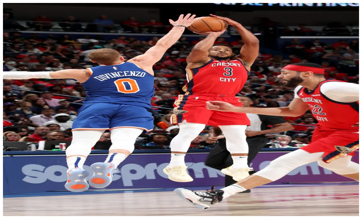S pelicans vs knicks game action 10/28/23 new orleans pelicans