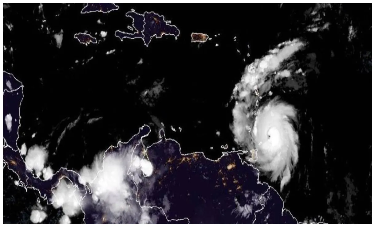 Beryl in het caribisch gebied