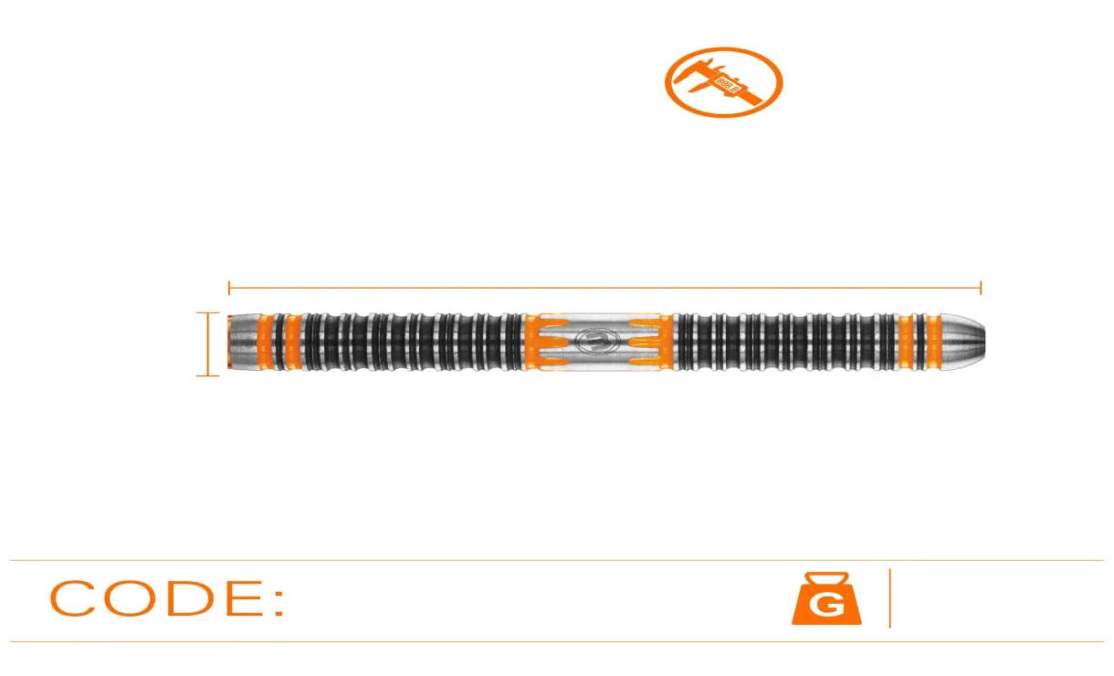 Nitin kumar 23 gram 90% tungsten the darts warehouse