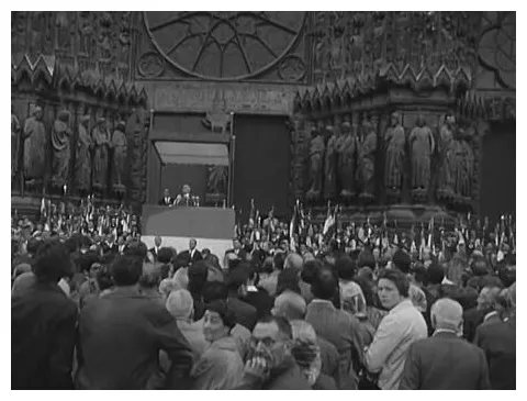 Voyage du général de gaulle sur les sites de la bataille de la marne