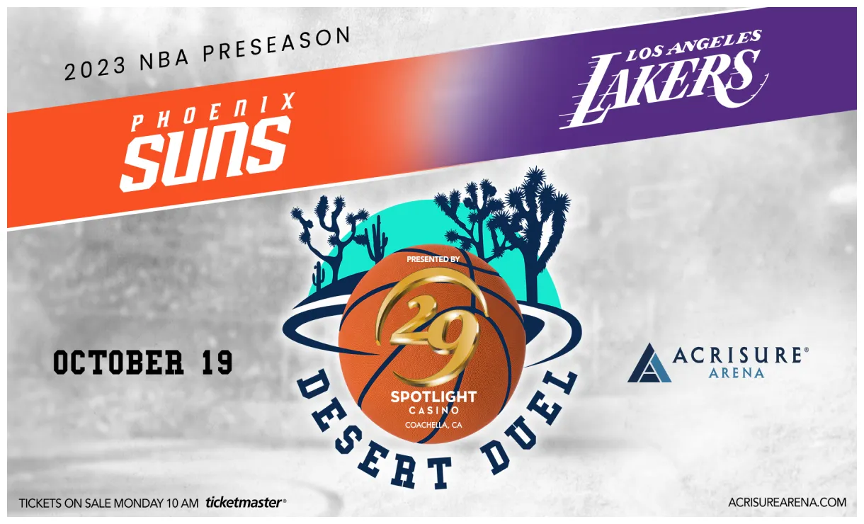 Desert Duel Presented by Spotlight 29: Los Angeles Lakers vs. Phoenix