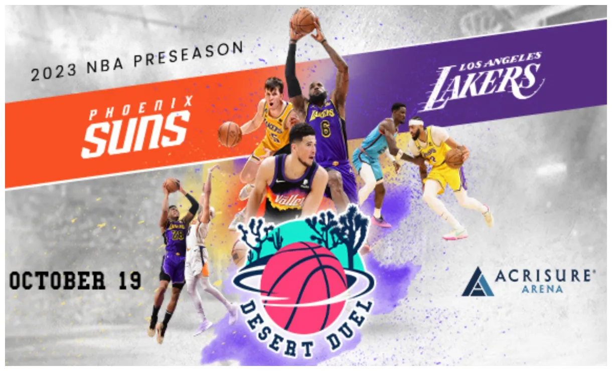 Desert Duel: Lakers vs. Suns – Acrisure Arena