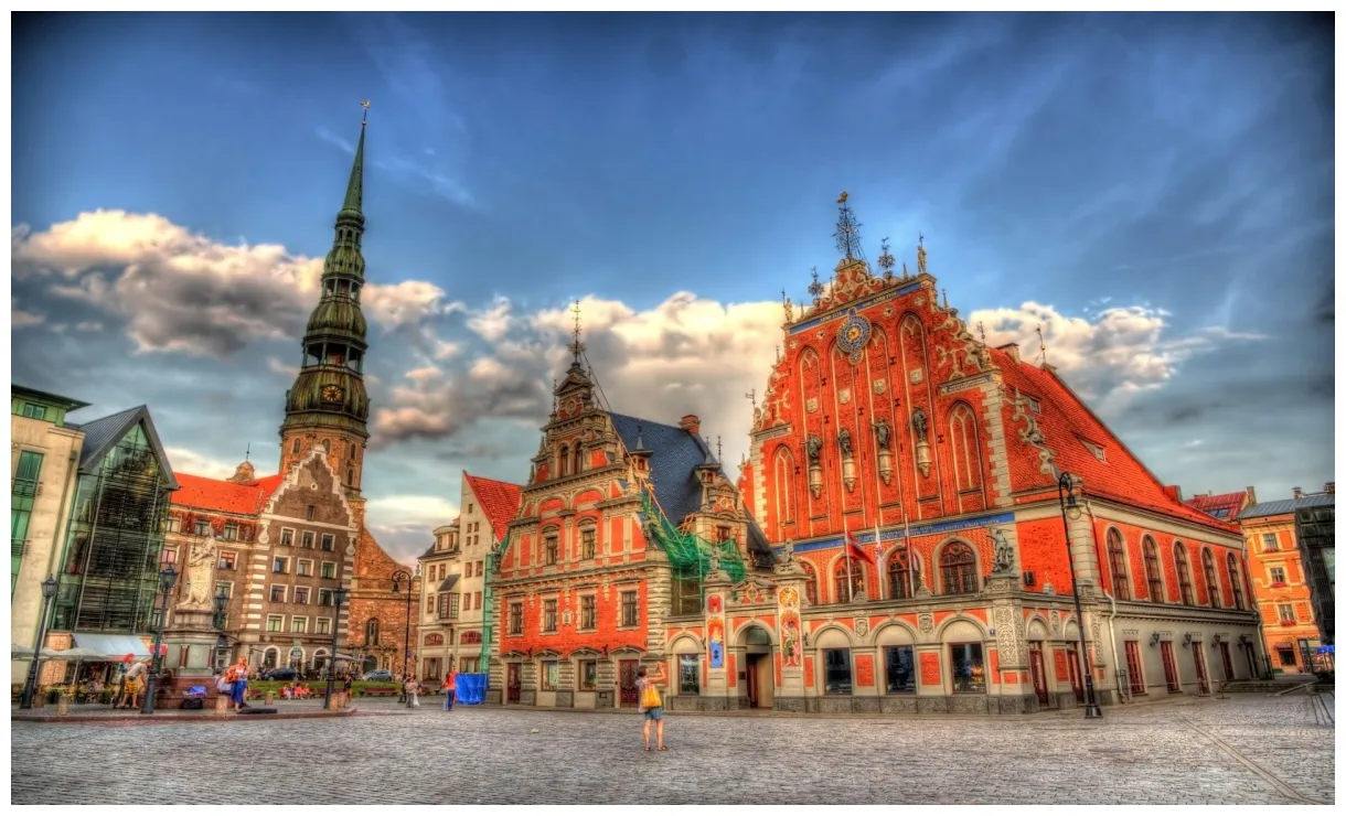 Riga's architectural splendor stunning cityscape of 's