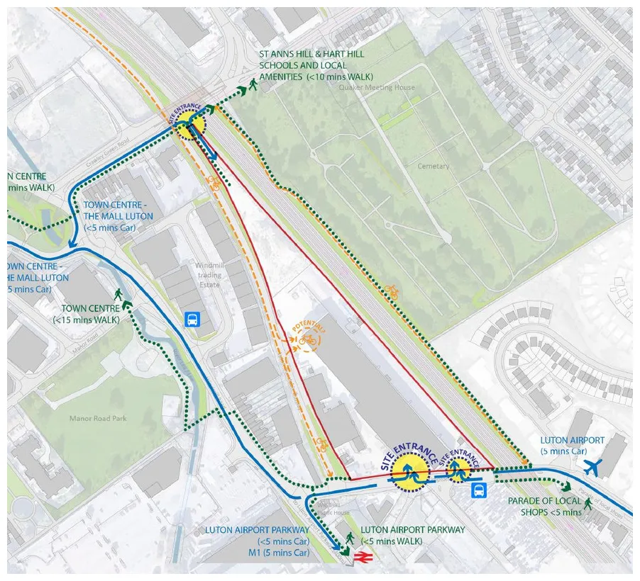 LUTON | Kimpton Road | Up to 1000 Homes | 68m | 21fl | PRO
