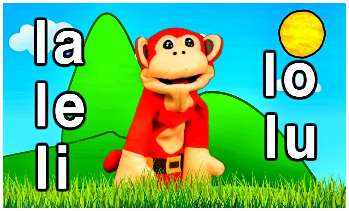 Sílabas la le li lo lu - El Mono Sílabo - Videos Infantiles - Educación