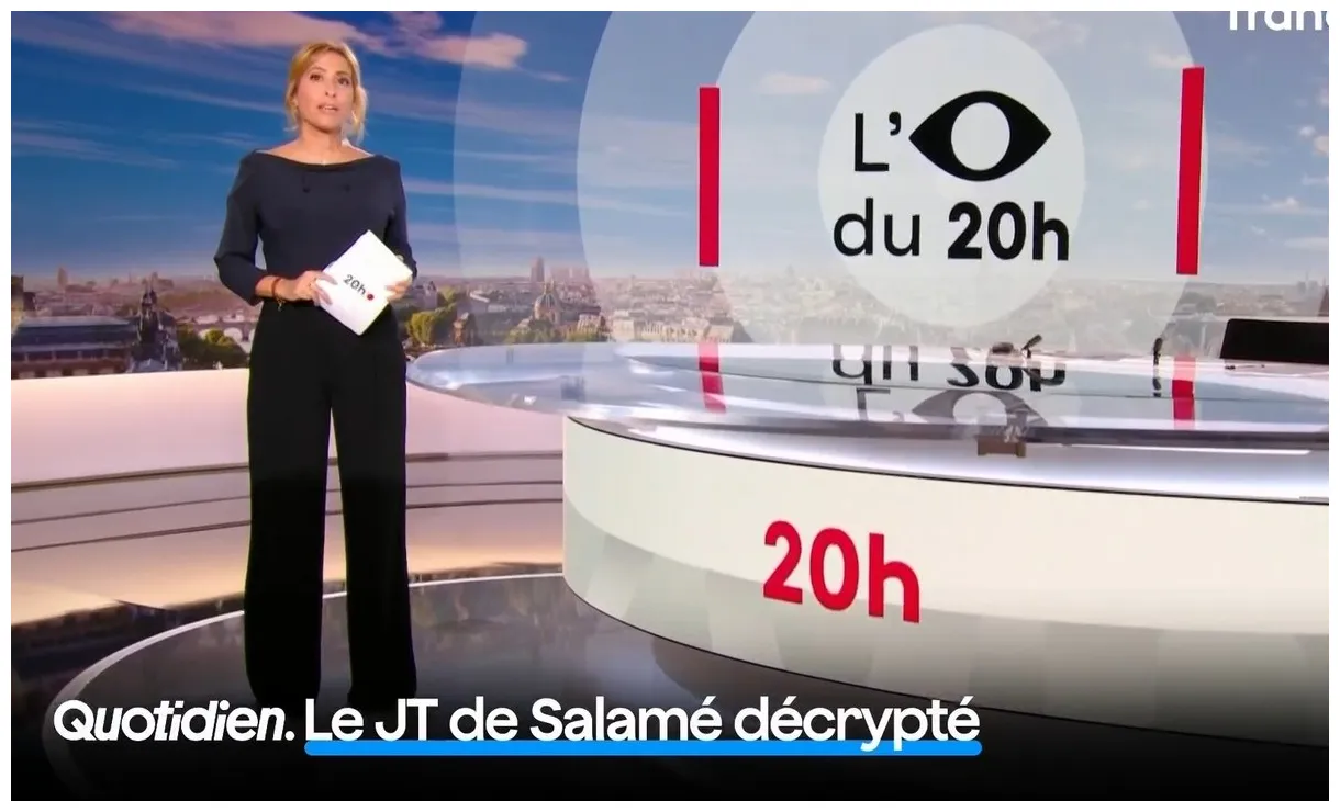 20h30 médias jt de france 2 léa salamé réussit-elle ses débuts au
