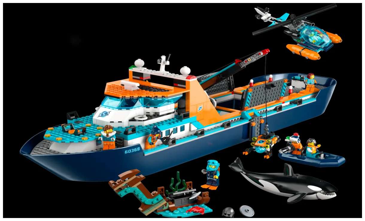 Le bateau d’exploration arctique 60368 city boutique lego