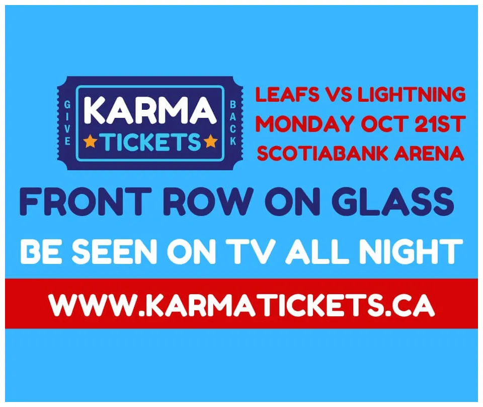 Pair of Tickets – Maple Leafs vs Lightning - Razilia