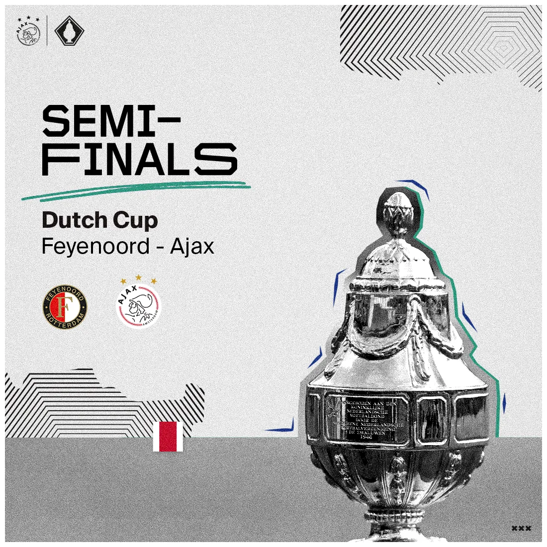 Loting vierkant feyenoord ajax