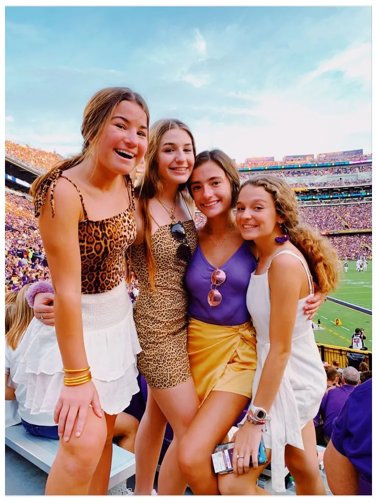 Lsu game day outfit inspo college tailgate ideas lsu outfits, gameday