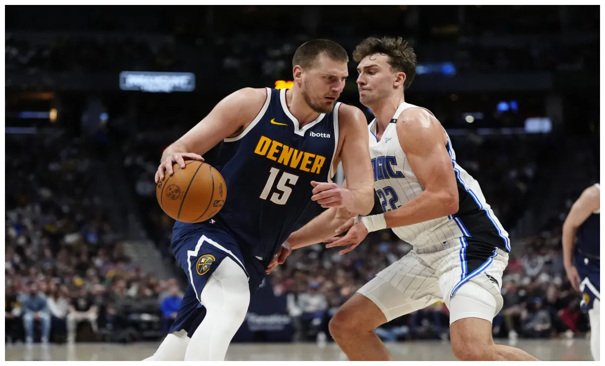 Nba nikola jokic, nuggets manhandle magic