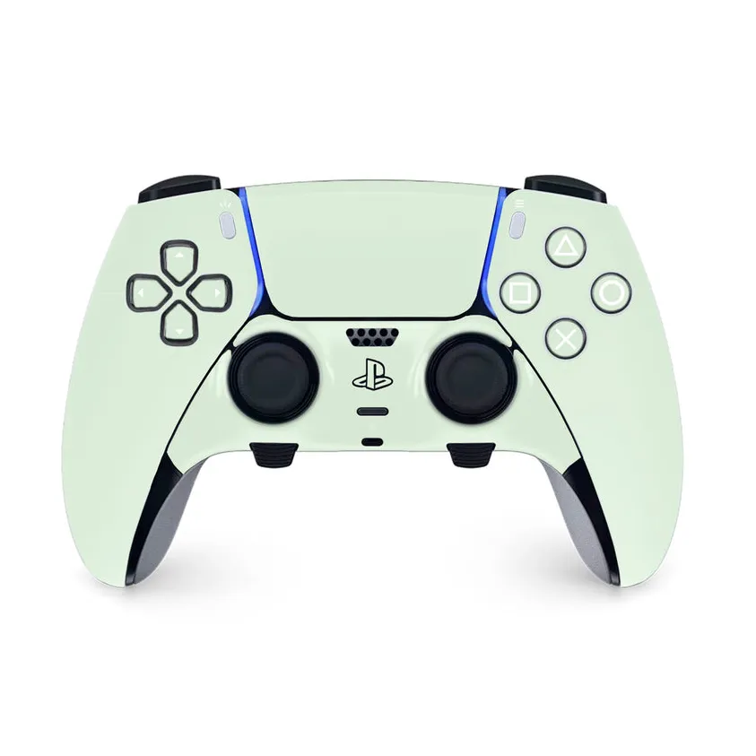 Frozen green ps5 dualsense edge controller skin ghostlyguard