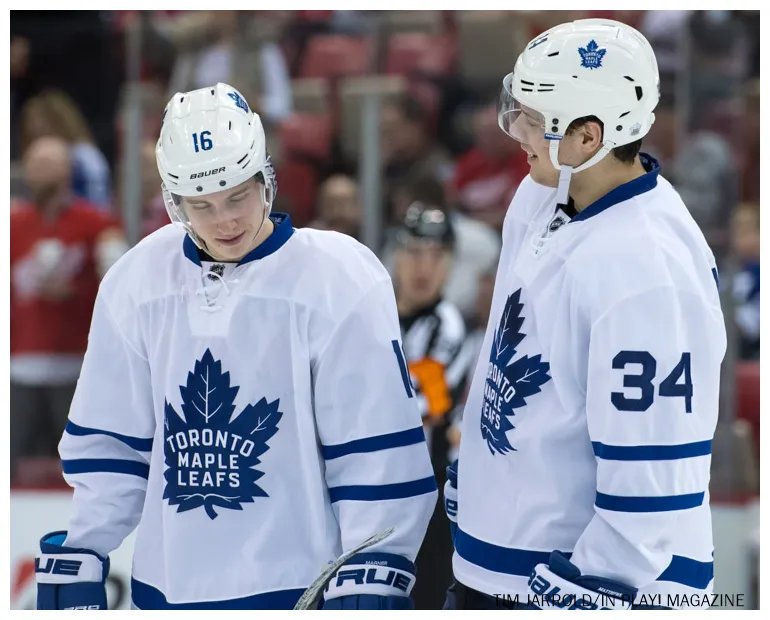 Red wings vs maple leafs game pix jan 25 in play! magazine