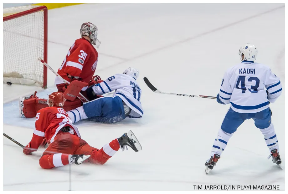 Detroit red wings vs toronto maple leafs april 1 pix in play! magazine