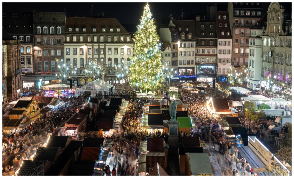 Marché de noël de strasbourg malgré la sobriété énergétique, les