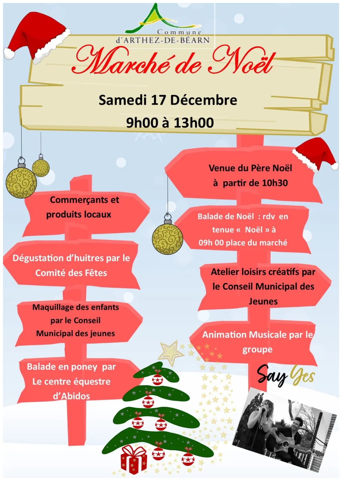 Un marché de Noël animé et solidaire | Arthez mon village – Site d